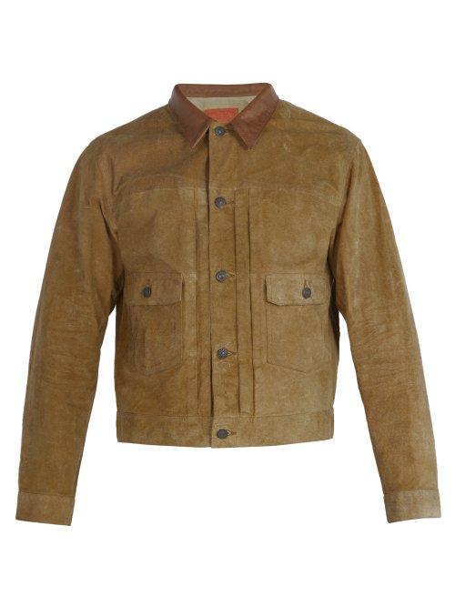 Matchesfashion.com Rrl - Roughout Suede Jacket - Mens - Tan