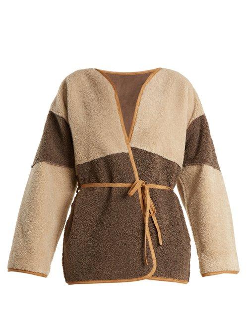 Matchesfashion.com Velvet By Graham & Spencer - Ofelia Reversible Faux Shearling Jacket - Womens - Camel