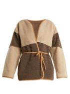 Matchesfashion.com Velvet By Graham & Spencer - Ofelia Reversible Faux Shearling Jacket - Womens - Camel