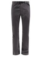 Matchesfashion.com 66 North - Snaefell Logo-patch Shell Trousers - Mens - Dark Grey