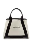 Matchesfashion.com Balenciaga - Cabas Logo-print Cross-body Bag - Womens - Black Multi