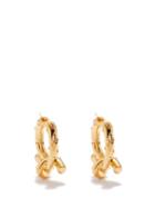 Acne Studios - Axelia Twisted Hoop Earrings - Womens - Gold