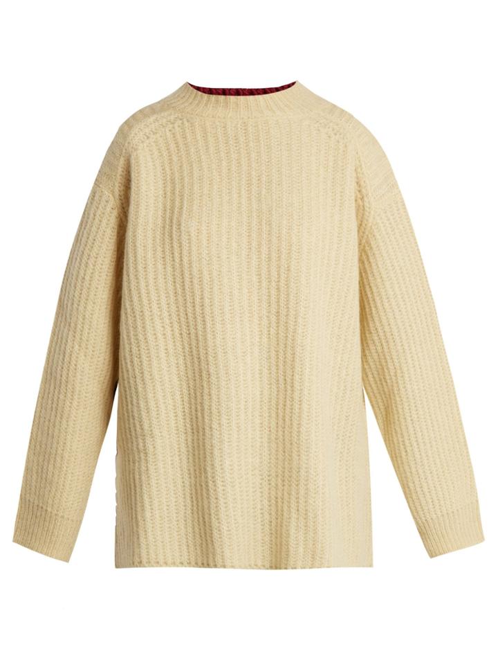 Calvin Klein 205w39nyc Oversized Contrast-panel Sweater
