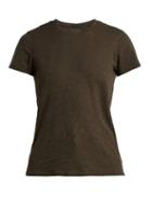 Matchesfashion.com Atm - Slub Cotton Jersey T Shirt - Womens - Dark Green