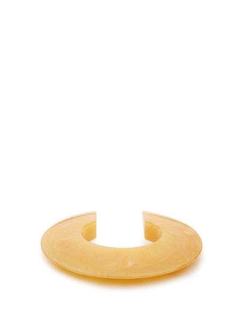 Matchesfashion.com Lizzie Fortunato - Meridian Marbled Cuff - Womens - Orange