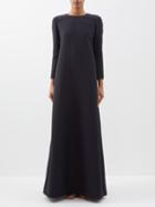 The Row - Stefos Wool-blend Gown - Womens - Black