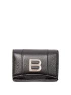 Matchesfashion.com Balenciaga - Hourglass Mini Leather Wallet - Womens - Black