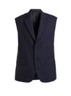 Toga Single-breasted Sleeveless Wool Blazer