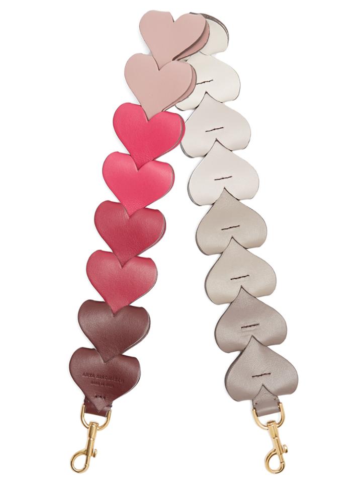 Anya Hindmarch Heart Degrad Leather Bag Strap