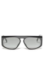 Matchesfashion.com Givenchy - Gv 7125/s Square Acetate Sunglasses - Mens - Black