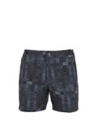 Dan Ward Mosaic-print Swim Shorts