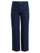 Stella Mccartney Frayed-hem Straight-leg Jeans