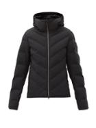 Matchesfashion.com Bogner Fire+ice - Carla Chevron-quilted Down Jacket - Womens - Black