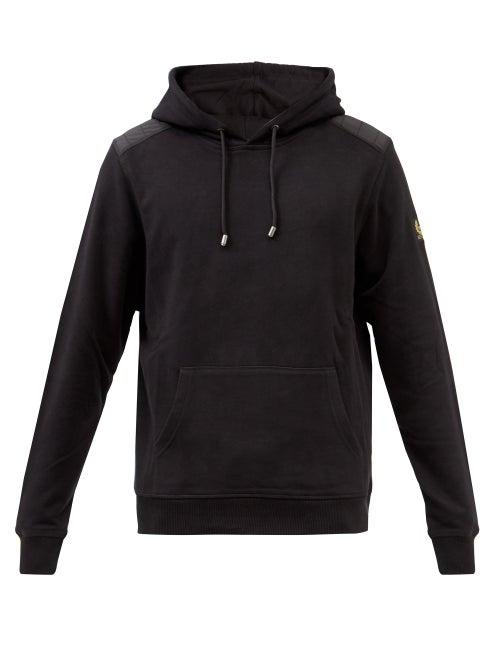 Belstaff - Jarrow Cotton-jersey Hooded Sweatshirt - Mens - Black
