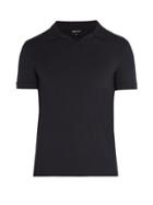 Matchesfashion.com Giorgio Armani - Jersey Polo Shirt - Mens - Navy