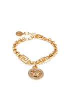 Matchesfashion.com Versace - Medusa-medallion Gold-tone Bracelet - Womens - Gold