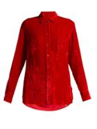 Matchesfashion.com Sies Marjan - Sander Corduroy Shirt - Womens - Red