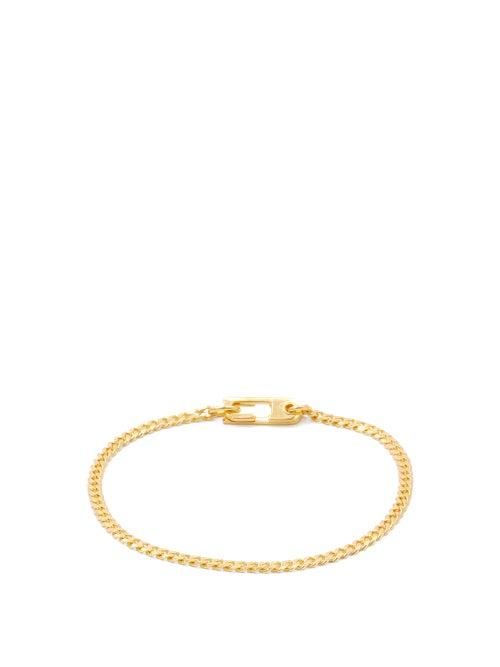 Matchesfashion.com Miansai - Annex Cuban-chain 14kt Gold-vermeil Bracelet - Mens - Gold