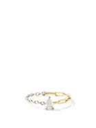 Matchesfashion.com Yvonne Lon - Diamond, 18kt Gold & Sterling-silver Ring - Womens - Silver Gold