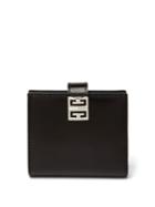 Givenchy - 4g Leather Bifold Wallet - Womens - Black Silver