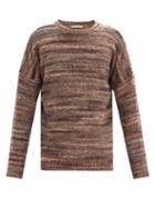 Matchesfashion.com Our Legacy - Popover Stripe-jacquard Sweater - Mens - Multi