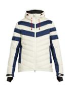 Matchesfashion.com Perfect Moment - Chatel Hooded Quilted Down Ski Jacket - Mens - White Multi