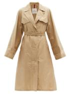 Matchesfashion.com Moncler - Rutilicus Belted Shell Trench Coat - Womens - Tan