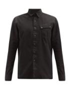 Matchesfashion.com Belstaff - Pitch Cotton-twill Shirt - Mens - Black