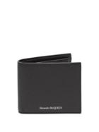 Matchesfashion.com Alexander Mcqueen - Grained Leather Bi Fold Wallet - Mens - Black
