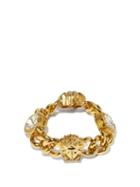 Ladies Jewellery Versace - Medusa And Crystal Chain Bracelet - Womens - Gold