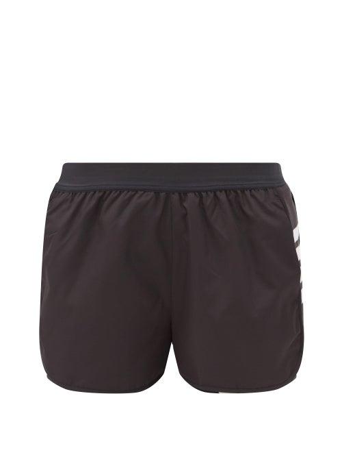 Matchesfashion.com Thom Browne - Four-bar Shell Running Shorts - Womens - Dark Grey