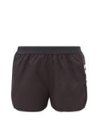 Matchesfashion.com Thom Browne - Four-bar Shell Running Shorts - Womens - Dark Grey