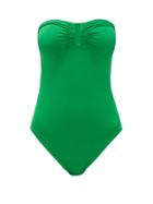 Matchesfashion.com Eres - Cassiope U-ring Strapless Swimsuit - Womens - Green