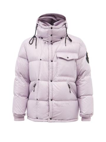 7 Moncler Fragment Hiroshi Fujiwara - Anthemyx Quilted Down Shell Jacket - Mens - Purple