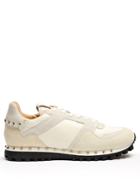 Valentino Rockrunner Suede-panelled Trainers
