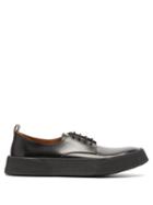 Matchesfashion.com Ami - Raised Sole Leather Derby Shoes - Mens - Black
