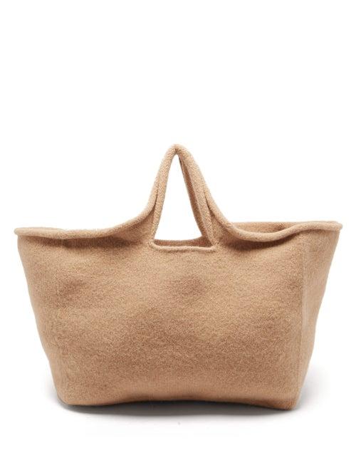 Lauren Manoogian - Wool And Alpaca Shopper Tote - Womens - Light Brown
