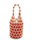 Wai Wai Fefi Bamboo And Leather Bucket Bag