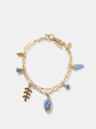 Isabel Marant - Charm Bracelet - Womens - Blue Gold