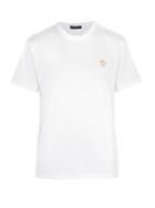 Matchesfashion.com Versace - Logo Embroidered Cotton T Shirt - Mens - White