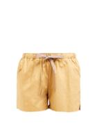 Matchesfashion.com On The Island - Sennen Cotton Poplin Shorts - Womens - Khaki