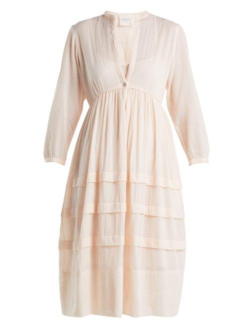 Matchesfashion.com Loup Charmant - Nova Cotton Dress - Womens - Light Pink