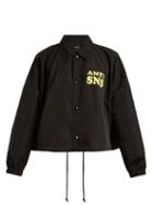 Matchesfashion.com Undercover - Logo Print Lightweight Jacket - Womens - Black