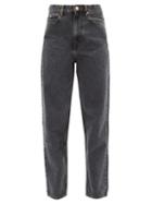 Matchesfashion.com Isabel Marant Toile - Corsyj High Rise Jeans - Womens - Black