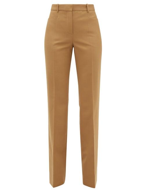 Matchesfashion.com Joseph - Sloane Tailored Wide Leg Trousers - Womens - Camel