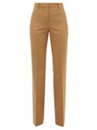 Matchesfashion.com Joseph - Sloane Tailored Wide Leg Trousers - Womens - Camel