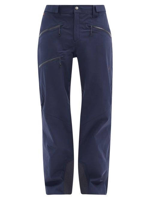 Matchesfashion.com Mammut Delta X - Stoney Cordura-panelled Soft-shell Ski Trousers - Mens - Navy