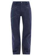 Matchesfashion.com Mammut Delta X - Stoney Cordura-panelled Soft-shell Ski Trousers - Mens - Navy