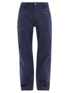 Matchesfashion.com Mammut Delta X - Stoney Cordura-panelled Soft-shell Ski Trousers - Mens - Navy