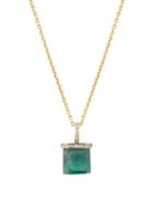 Matchesfashion.com Jade Jagger - 18kt Gold, Emerald & Diamond Necklace - Womens - Green
